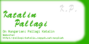 katalin pallagi business card